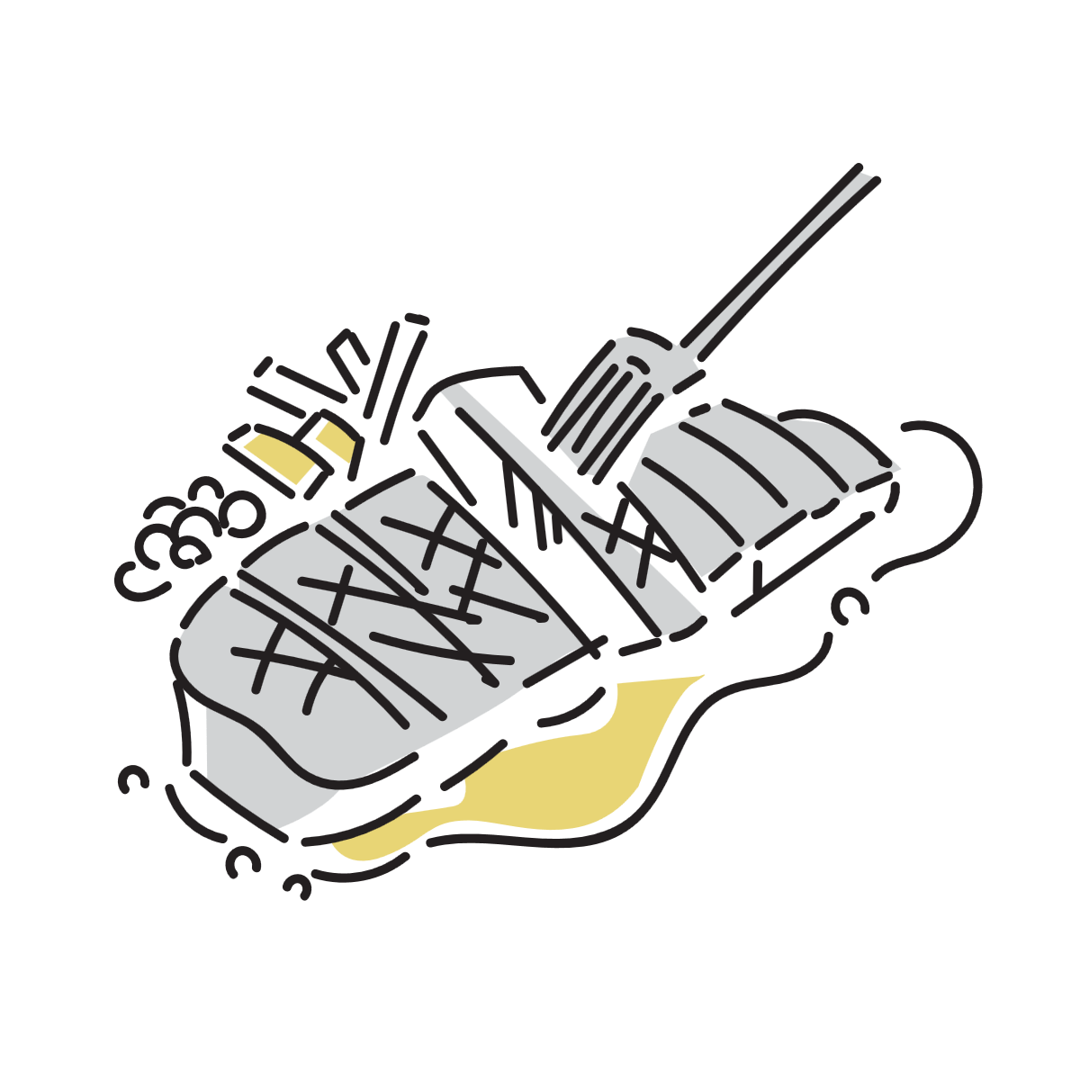 霜降りステーキのイメージ