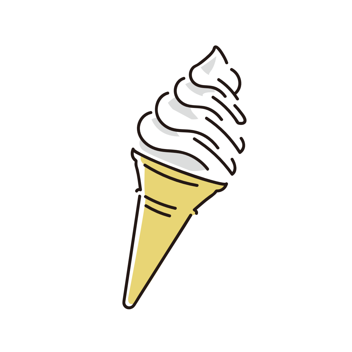 ソフトクリームの画像