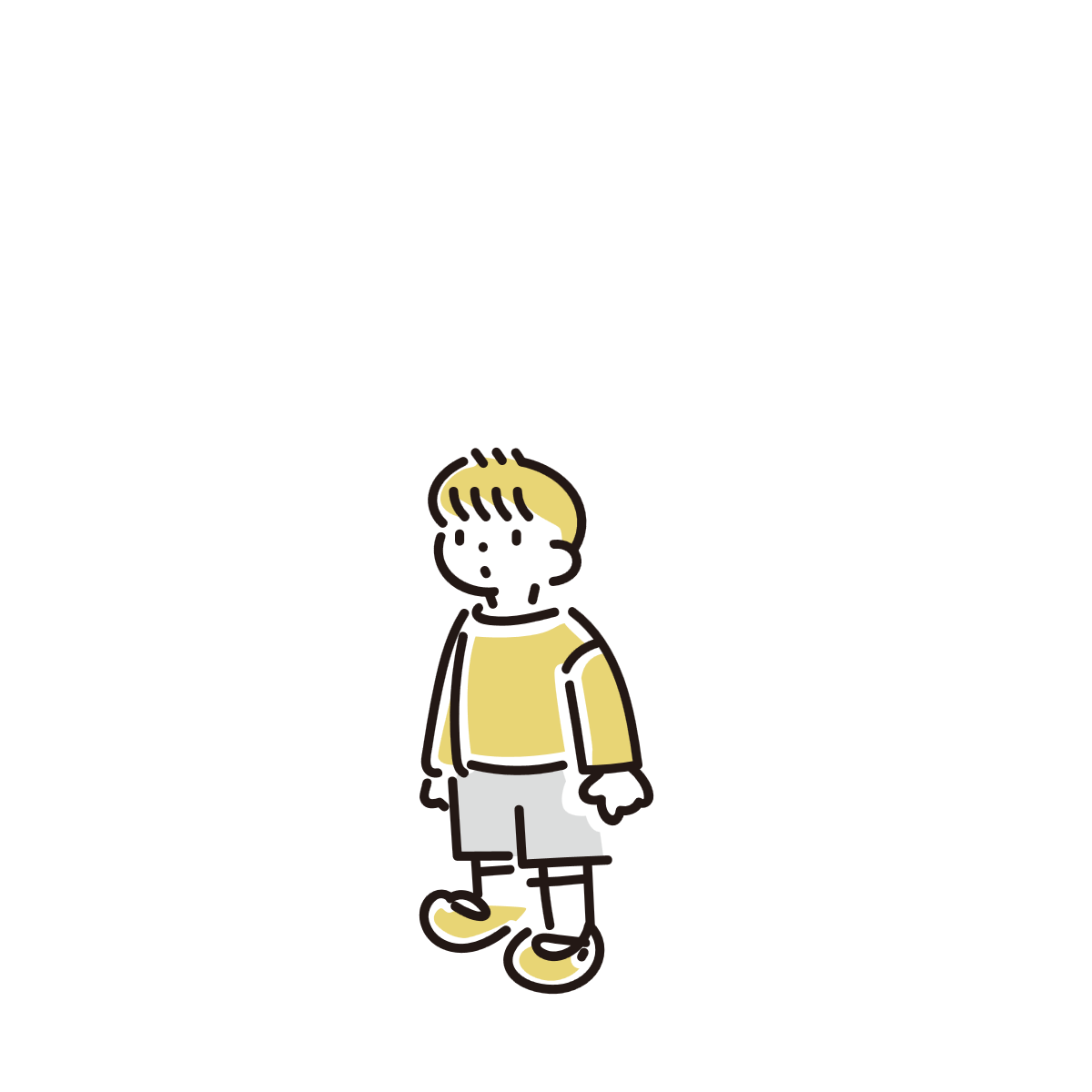 男の子のイラスト