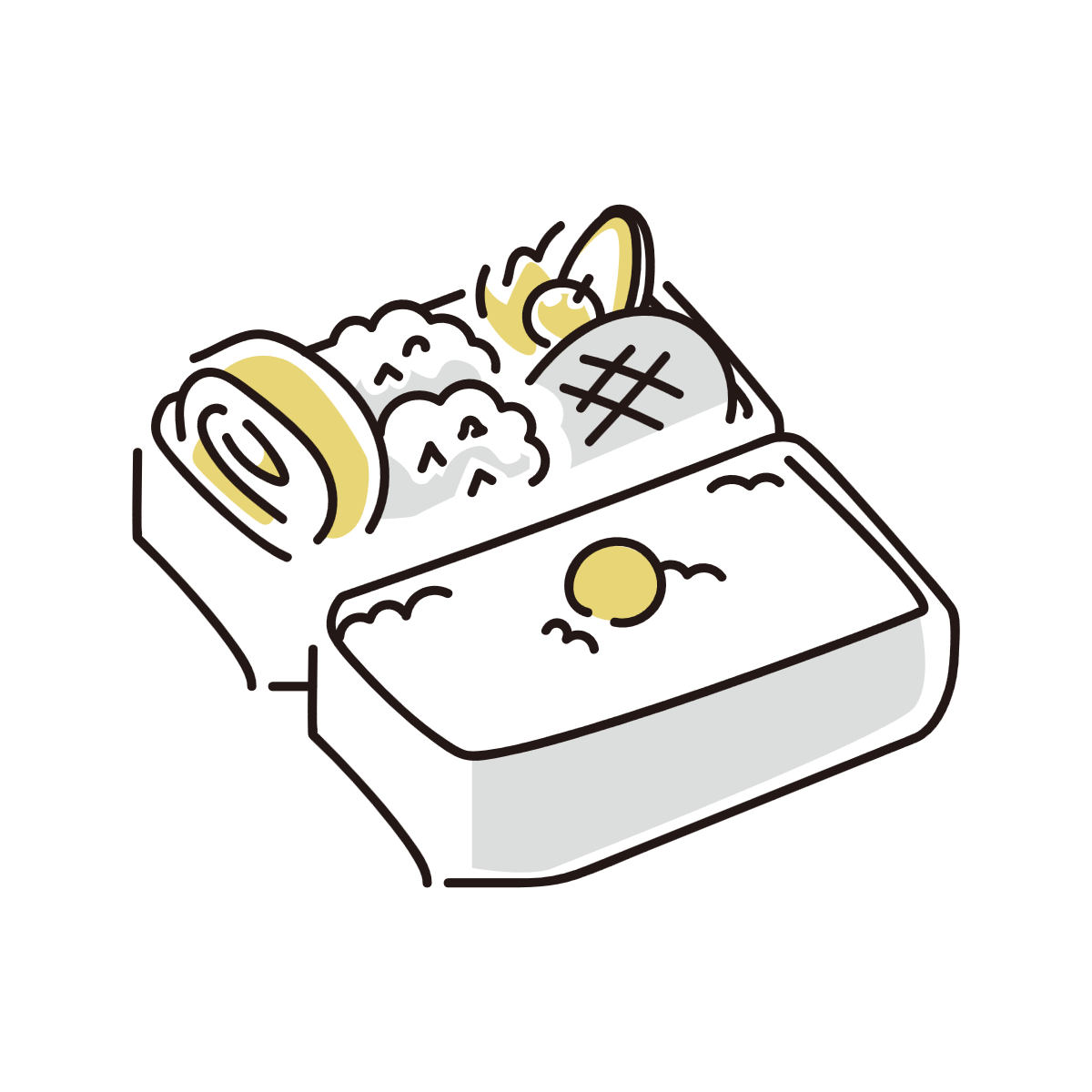 お弁当のイラスト