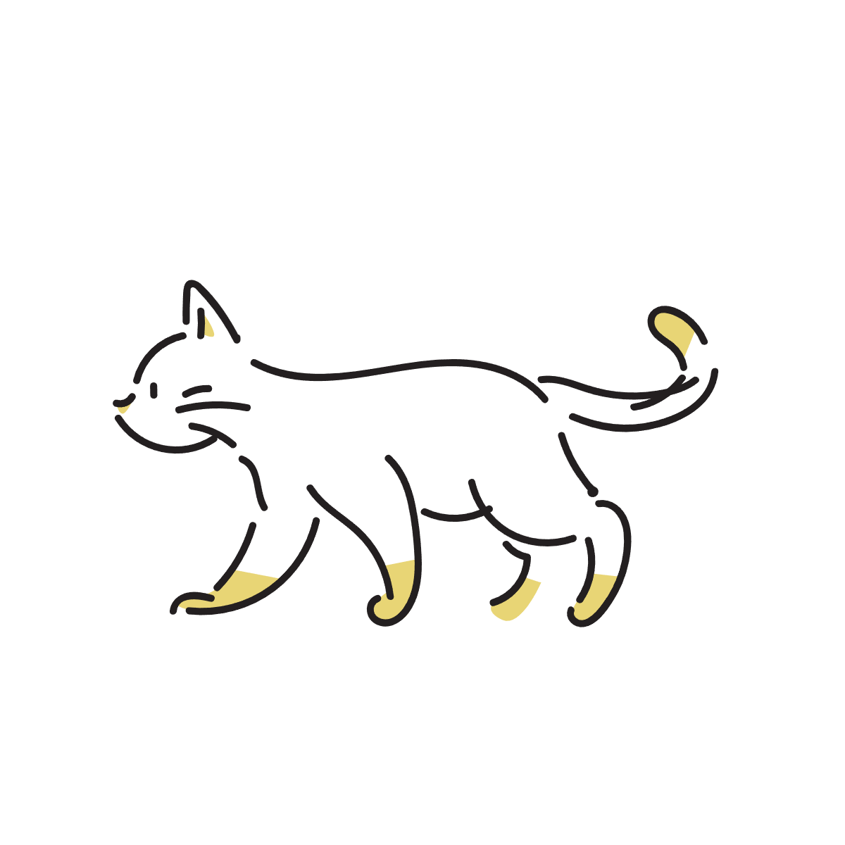猫のイラスト